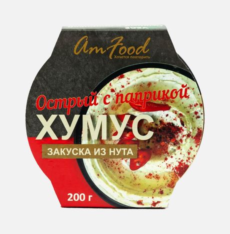 Хумус Тайны востока острый с паприкой ст/б 200г