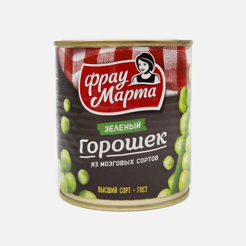 Горошек Фрау Марта зеленый ж/б 310г