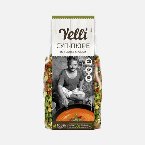 Суп-пюре Йелли из гороха с карри пл/уп 250г