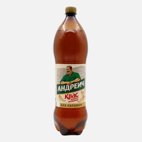 Квас Андреич Живого брожения для окрошки пэт 1,5л
