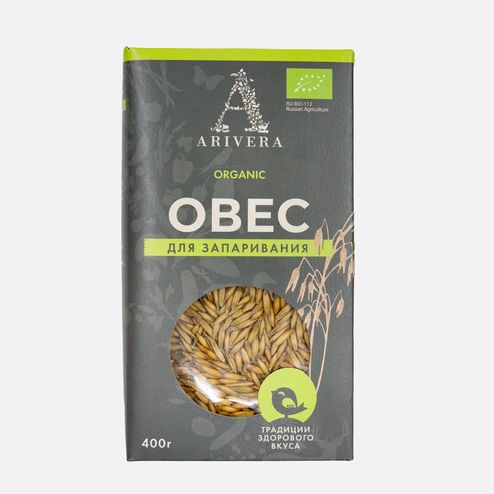 Овес Аривера для запаривания бум/уп 400г