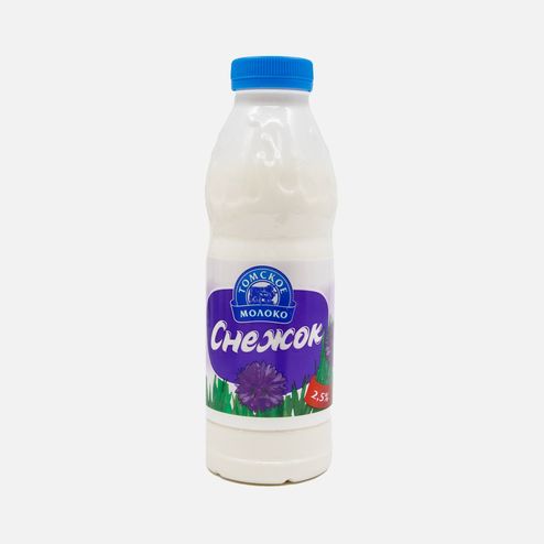 Напит к/м Томск молоко Снежок йогуртный с сахаром 2.5% пл/б 500г
