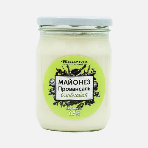 Майонез Бахетле Провансаль Оливковый 67% ст/б 460г