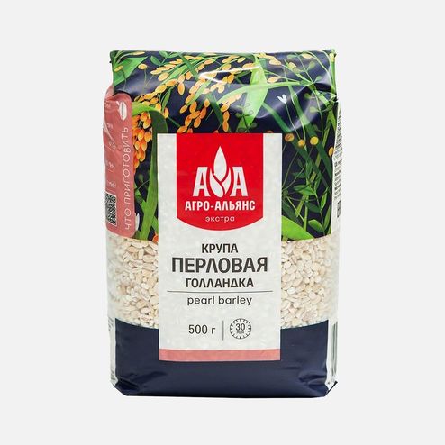 Крупа Агро-Альянс Экстра Перловая Голландка 500г