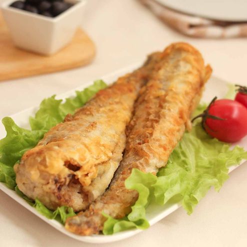 Минтай жареный вес
