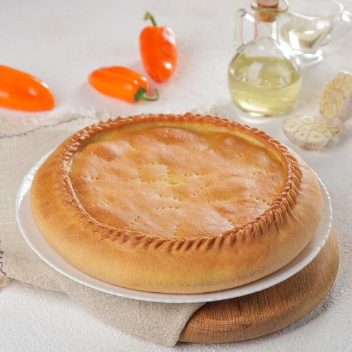 Пирог с курицей и рисом вес