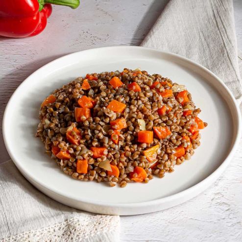 Каша гречневая с овощами вес