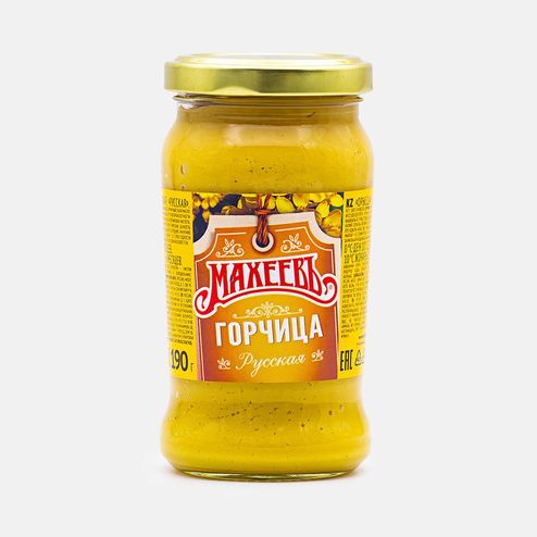 Горчица Махеевъ Русская ст/б 190г