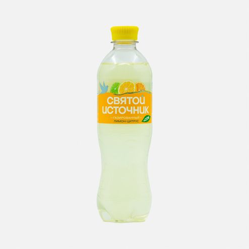 Напиток Святой Источник Вода+сок со вкус цитрусов газ пэт 0,5л