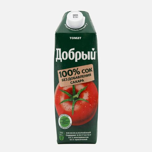 Сок Добрый томат т/п 1л 