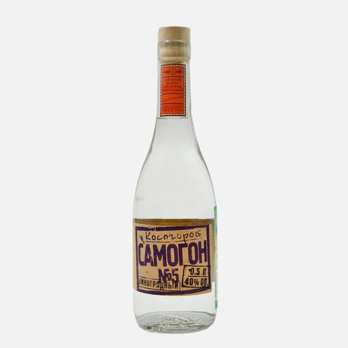 Водка Косогоров Самогон №5 виноградная 40% ст/б 0,5л