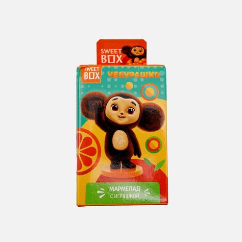 Мармелад Свитбокс Чебурашка с 3D игрушкой к/к 10г