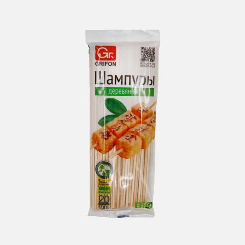 Шпажки Грифон дерев 20см 100шт 