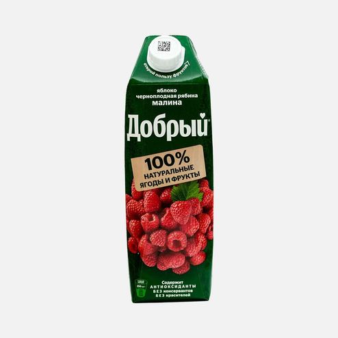 Нектар Добрый Яблоко/рябина/малина т/п 1л