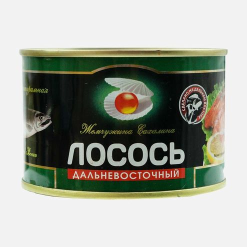 Лосось Жемчужина Сахалина дальневосточный ж/б 245г