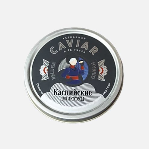 Икра Каспийские деликатесы Белуга Гибрид зернистая ж/б 125г