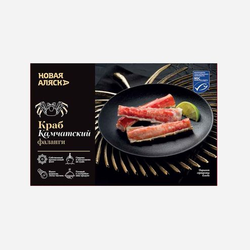 Мясо краба Новая Аляска вторая фаланга в/м вес