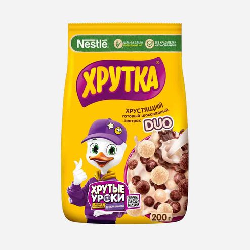 Завтрак Хрутка Дуо готовый пл/пак 200г