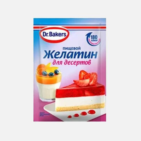 Желатин ДрБейкерс пищевой 10г