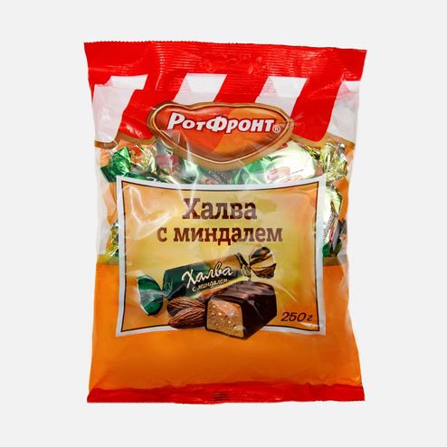 Халва Рот Фронт с миндалем 250г 