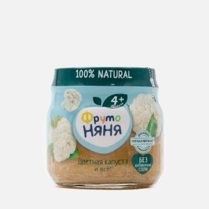 Пюре ФрутоНяня Цветная капуста с 4,5мес ст/б 80г