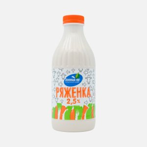 Ряженка Зеленый луг 2.5% пл/бут 750г
