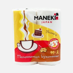 Полотенца Манеки Суми-е кухонные бумажные 2сл 2рул