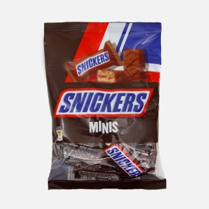 Шоколадные батончики Сникерс минис 180г