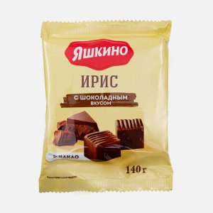 Ирис Яшкино с Шоколадным вкусом пл/уп 140г