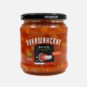 Фасоль Лукашинские печеная по-домашнему в т/с ст/б 450г