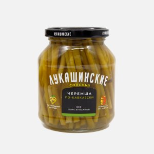 Черемша Лукашинские соленая бочк по-кавказски ст/б 340г