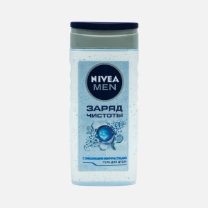 Гель д/душа Нивея Мэн Заряд чистоты пл/б 250мл