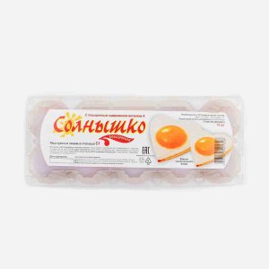 Яйцо С-1 Солнышко пл/кор 10шт Октябрьская ПФ