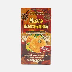 Масло Алтай тыквенное 100% к/к 100мл
