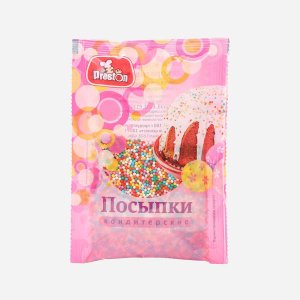 Посыпки Престон Радуга-бисер кондитерские декоративные 50г