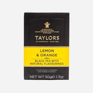 Чай ТэйлорОфХаррогейт с ароматом лимона и апельсина к/к 20*50г