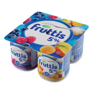 Прод йог КампинаФруттисСливЛак Малина-Черника/Абрикос-Манго5% 115г