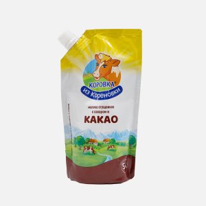 Молоко сгущ Коровка из Кореновки с сахаром и Какао 5% 270г
