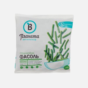 Фасоль Планета Витаминов стручковая с/м 400г