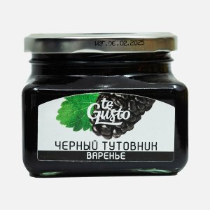 Варенье Те Густо из черного тутовника ст/б 430г