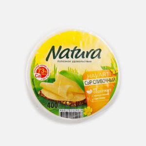 Сыр Натура Сливочный 45% в/у 400г