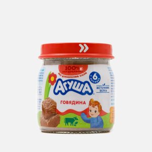 Пюре Агуша Говядина ст/б 80г