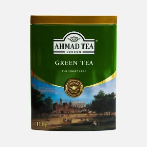 Чай Ахмад Зеленый листовой ж/б 100г