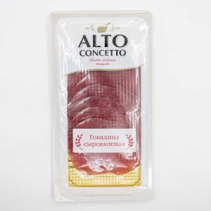 Говядина Альто Кончетто сыровяленая нарезка 100г
