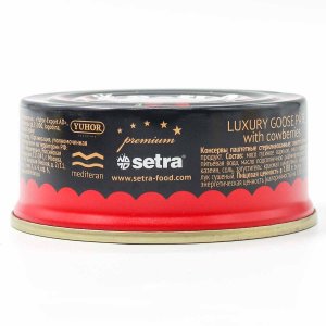 Паштет Сетра Люкс гусиный с брусникой ж/б 100г