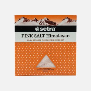 Соль Сетра розовая гималайская мелкая к/к 500г
