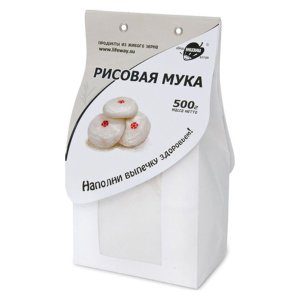 Мука Образ жизни рисовая цельносмолотая 500г