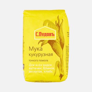 Мука Пудофф кукурузная 450г