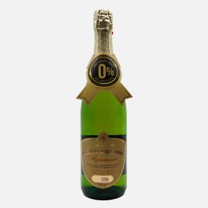 Шампанское Абсолют Натур Мускатное б/алк п/сл ст/б 0,75л