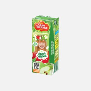 Сок Сады Придонья Яблоко зеленое осветл т/п 0,2л